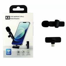 Latest New high quality K8 Type C Wireless Microphone K8 Collar Mic For Type C -