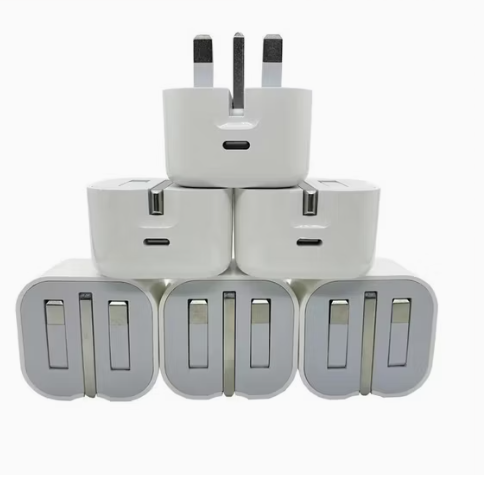3 Pin Plug 20w Usb-c Power Adapter Fast Charging Type C Pd Charger ₨770