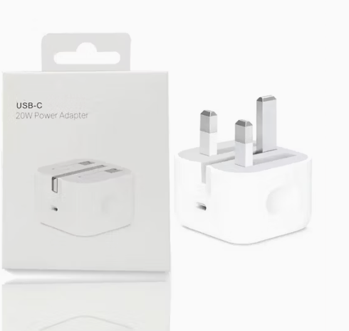 3 Pin Plug 20w Usb-c Power Adapter Fast Charging Type C Pd Charger ₨770