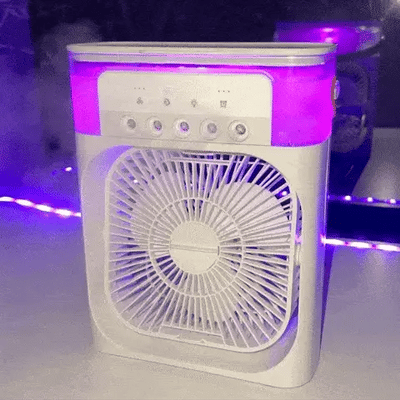 MINI Mist Portable AC Fan With Led Night Light, | Humidifier Function