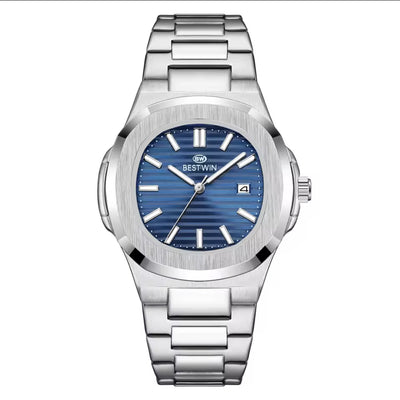 Bestwin Bw-137 Men’s Luxury Quartz Watch – Classic Analog Display, Stainless Steel Chain- Waterproof Design