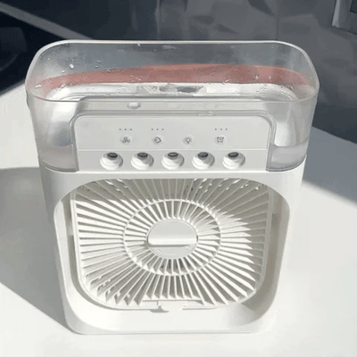 MINI Mist Portable AC Fan With Led Night Light, | Humidifier Function