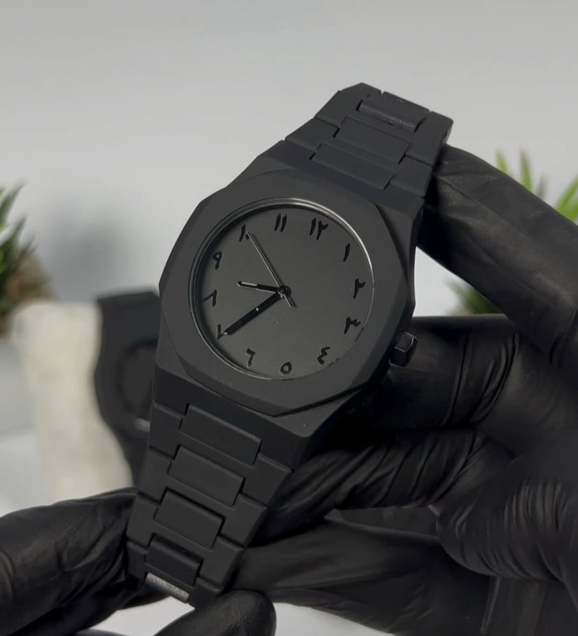 Arabic Black Dial Aura 2025 High Quality Trending Watch ( WITH BOX )