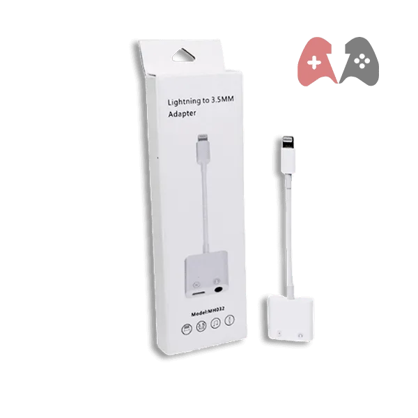 iPhone Aux Adapter 2-in-1 Dual Lightning
