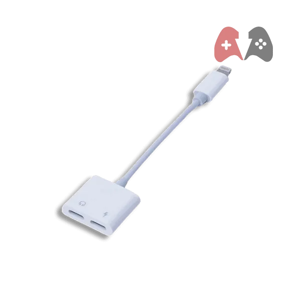 iPhone Aux Adapter 2-in-1 Dual Lightning