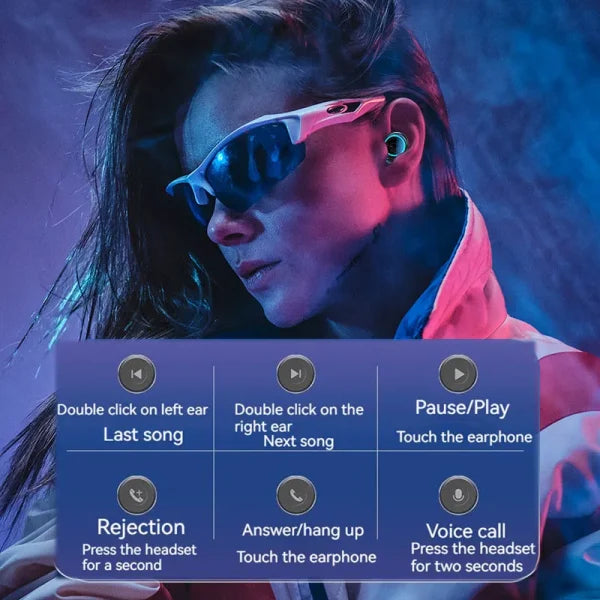 M25 Wireless Bluetooth Gaming Earbuds- Digital Display- Touch Control- Noise Reduction- Stereo Waterproof Headset