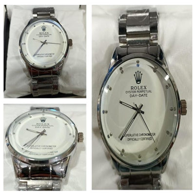 Rolex Men’s Formal Quartz Wrist Watch With Stainless Steel Chain | Best Quality Rolex Watch For Mens