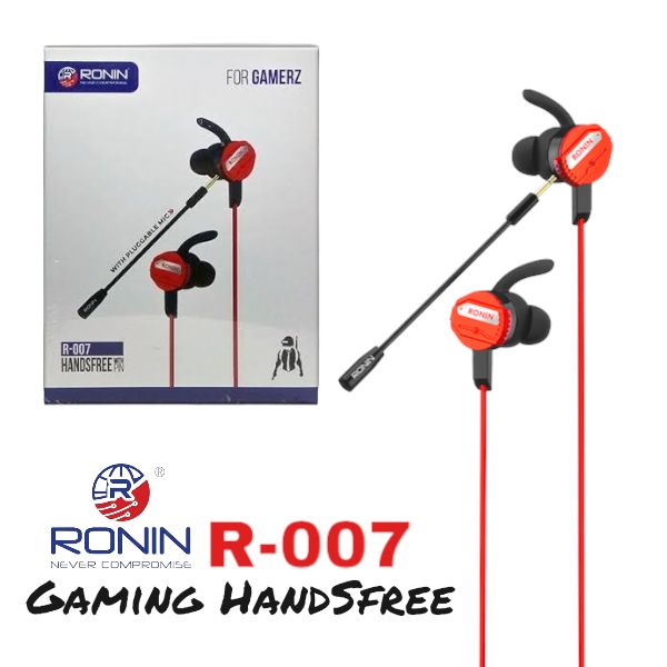Ronin R-007 Type-c Gaming Handsfree | Dual Microphone Setup | Ergonomic Design | Universal Compatibility | Lightweight Build