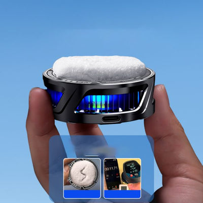 Sl-25 15w High Power Mobile Phone Original Cooler Radiator With Magnetic/clip, Fast Ice Cooling, And Rgb Led Light