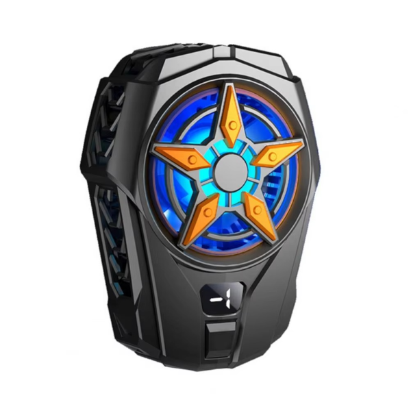 Sl09 Practical Phone Cooler Fan, Easy To Carry, Smart Digital Display, Rear Phone Radiator, Fast Cooling