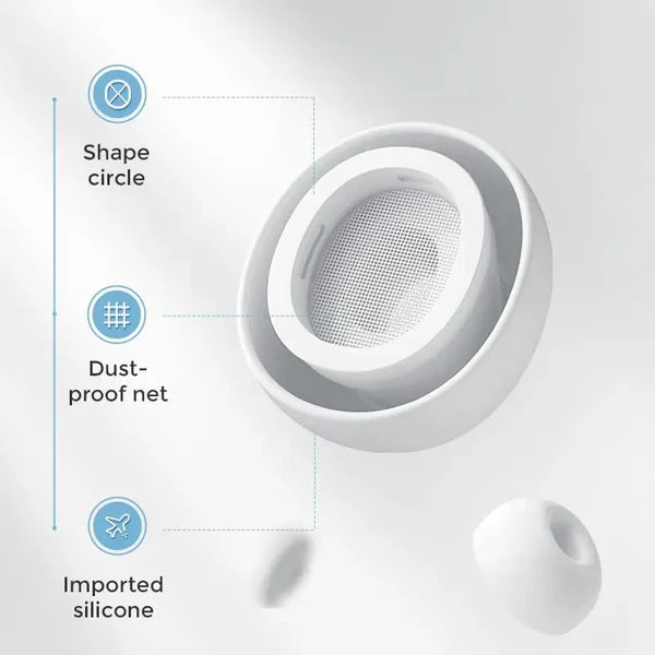 T03s Pro Joyroom Tws Active Noise Cancelling Anc Earbuds – White Earbuds Joyroom