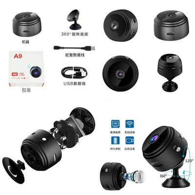 A9 Mini Wireless Camera 1080p Hd Ip Wifi Camera Day / Night Vision